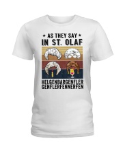 As They Say in St Olaf Ladies T-Shirt tile