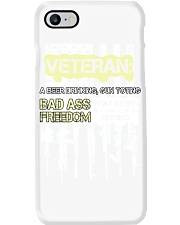 Veteran a beer drink Phone Case tile