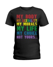 My body My choice Ladies T-Shirt tile