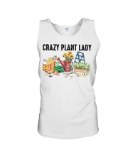 CRAZY PALNT LADY Unisex Tank tile