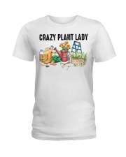CRAZY PALNT LADY Ladies T-Shirt tile