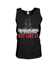 act like it bigfoot Unisex Tank tile