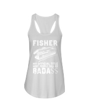 Fisher official title Ladies Flowy Tank tile