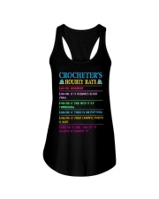 Crocheters hourly rate Ladies Flowy Tank tile