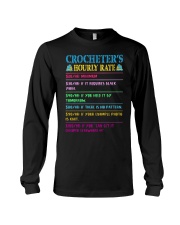 Crocheters hourly rate Long Sleeve Tee tile