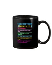 Crocheters hourly rate Mug tile