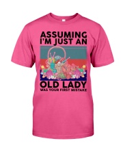 ASSUMING I'M JUST AN - CROCHET Classic T-Shirt front
