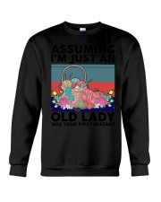 ASSUMING I'M JUST AN - CROCHET Crewneck Sweatshirt tile