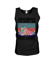 ASSUMING I'M JUST AN - CROCHET Unisex Tank tile