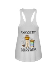 I'VE GOT MY MIND ON MY HONEY Ladies Flowy Tank tile