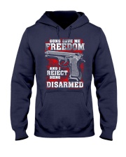 48 Gun Control Freedom Disarmed Hooded Sweatshirt front
