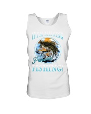 If i'm missing I'm probably fishing Unisex Tank tile