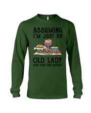 Assuming old lady baker Long Sleeve Tee tile