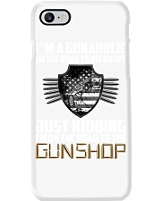 I'm a gunaholic on the road to recovery Phone Case tile
