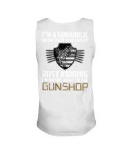 I'm a gunaholic on the road to recovery Unisex Tank tile