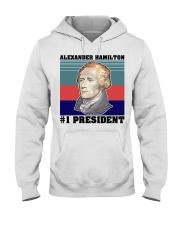 Alexander Hamilton President Hooded Sweatshirt front
