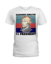 Alexander Hamilton President Ladies T-Shirt tile