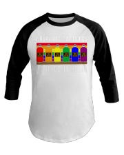 i survived 2020 once i can do it again Baseball Tee tile