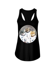 cats tronauts Ladies Flowy Tank tile