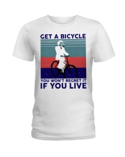 GET A BICYCLE Ladies T-Shirt tile