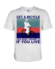 GET A BICYCLE V-Neck T-Shirt tile
