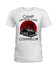 CAMP CRYSTAL LAKE COUNSELOR Ladies T-Shirt tile
