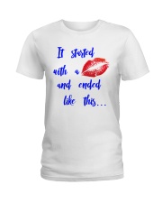 Funny shirt for pregnant woman- maternity dress Ladies T-Shirt thumbnail