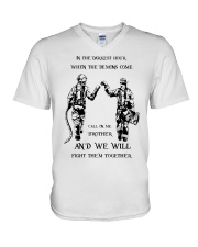 Call On Me Brother V-Neck T-Shirt thumbnail