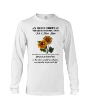 sunflower T-shirt - to wife - never forget that Long Sleeve Tee thumbnail