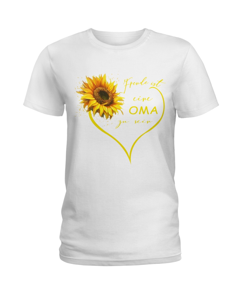 sunflower T-shirt - being a Nana german vs Ladies T-Shirt