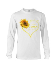 sunflower T-shirt - being a Nana german vs Long Sleeve Tee thumbnail