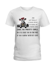 cow T-shirt - I'm more of a mama cow Ladies T-Shirt front