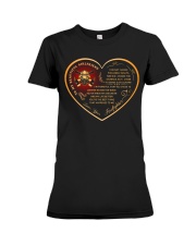 to my beautiful girlfriend Premium Fit Ladies Tee thumbnail