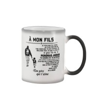 Make it the meaningful message to your son Color Changing Mug thumbnail