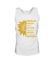 sunflower T-shirt - to girl with tatoos Unisex Tank thumbnail