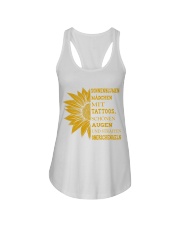 sunflower T-shirt - to girl with tatoos Ladies Flowy Tank thumbnail