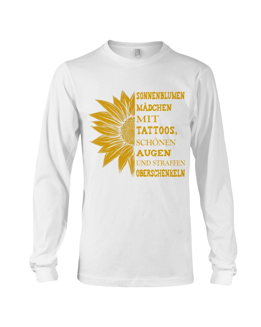 sunflower T-shirt - to girl with tatoos Long Sleeve Tee