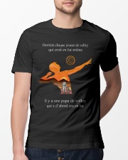 volleyball t-shirt-to dad-volleyball player Classic T-Shirt lifestyle-mens-crewneck-front-13