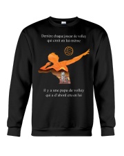volleyball t-shirt-to dad-volleyball player Crewneck Sweatshirt thumbnail