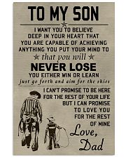 To My Son 11x17 Poster front