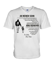 Make it the meaningful message to your son V-Neck T-Shirt thumbnail