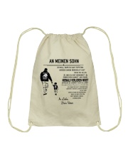 Make it the meaningful message to your son Drawstring Bag thumbnail
