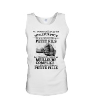 family T-shirt - I asked God French vs Unisex Tank thumbnail