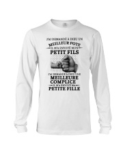 family T-shirt - I asked God French vs Long Sleeve Tee thumbnail