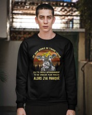 cow mug - I'm sorry I licked you french vs Crewneck Sweatshirt apparel-crewneck-sweatshirt-lifestyle-02