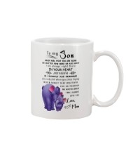 Make it the meaningful message to your son Mug front