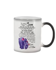 Make it the meaningful message to your son Color Changing Mug thumbnail