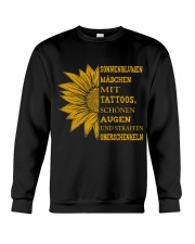 sunflower T-shirt - to girl with tatoos Crewneck Sweatshirt thumbnail