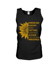 sunflower T-shirt - to girl with tatoos Unisex Tank thumbnail