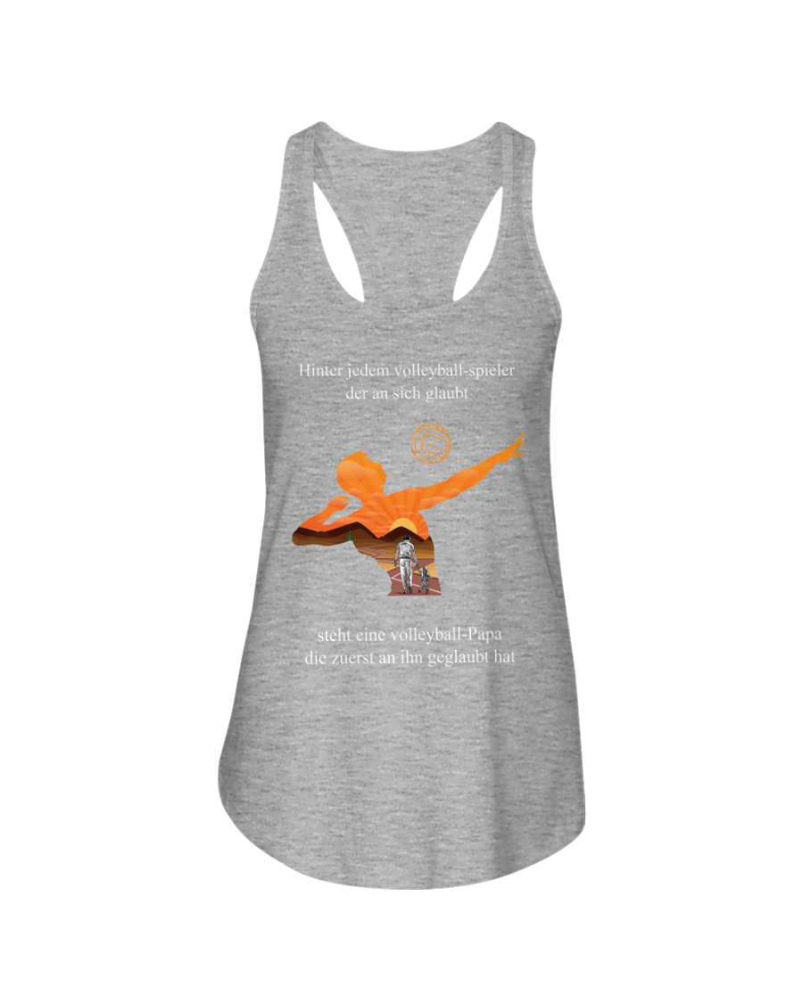 volleyball t-shirt-to dad-volleyball player Ladies Flowy Tank